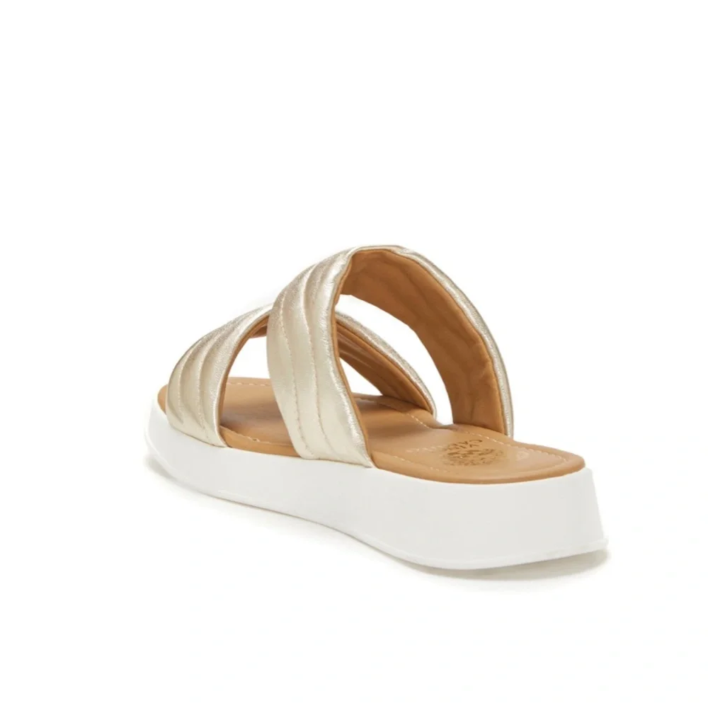 VINCE CAMUTO SONDRIE TWO-STRAP‎ SLIDE